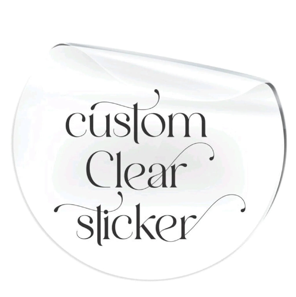 Transparent Sticker T H printing