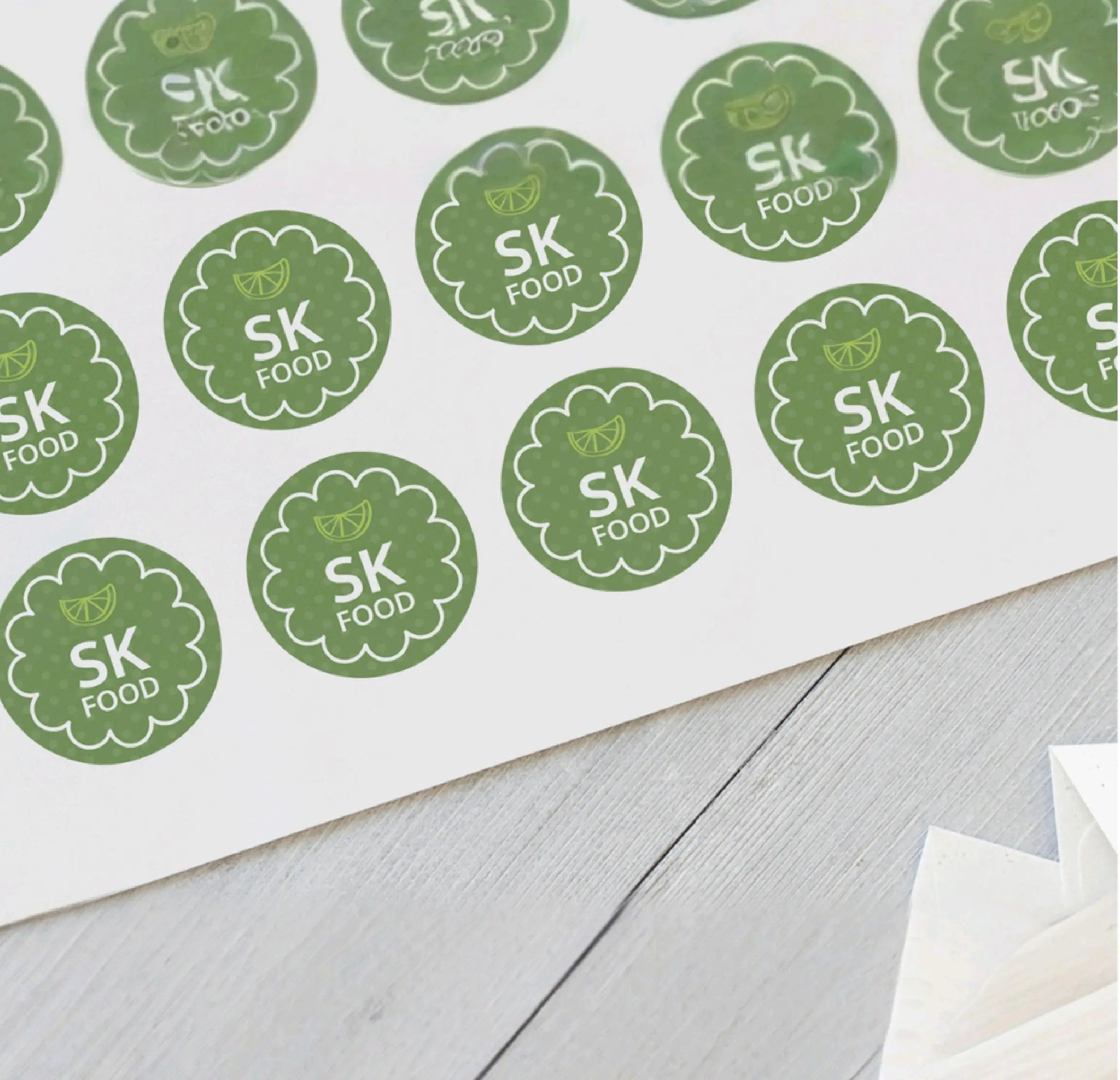 Vinyl Sticker T H printing